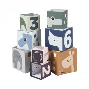 Jouet d'éveil bébé cubes à empiler deer friend