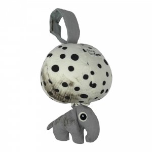 Les imparfaits - mobile musical ballon à suspendre pois gris Done by deer