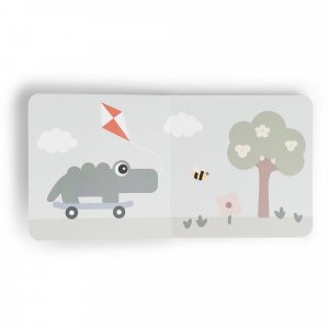 Livre d'éveil croco multicolore Done by deer