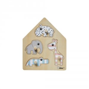 Puzzle deer friends 4 pièces
