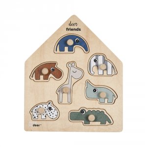 Puzzle deer friends