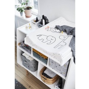 Matelas à langer dreamy dots blanc Done by deer