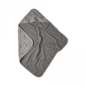 Sortie de bain bébé sea friend grey