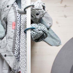 Lot de 2 petits langes contour bleu Done by deer