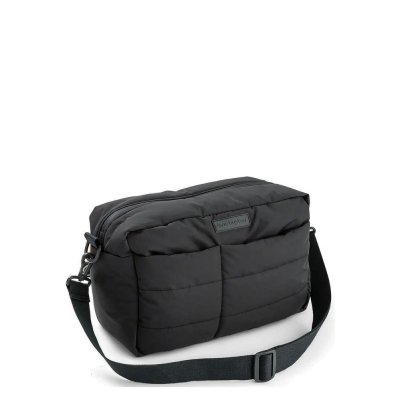 Sac de poussette matelassé noir