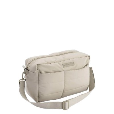 Sac de poussette matelassé sable