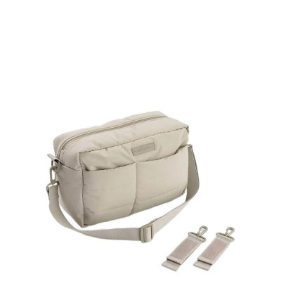 Sac de poussette matelassé sable