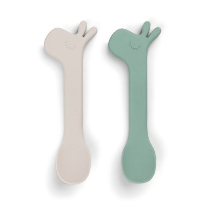 Lot de 2 cuillères silicone lalee vert