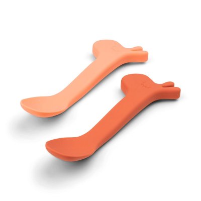 Cuillère silicone lot de 2 lalee papaye