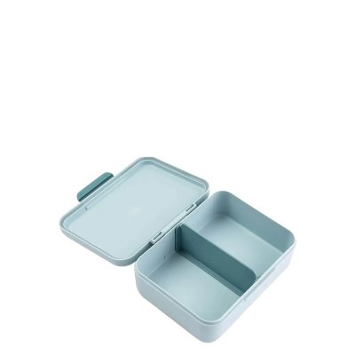 Boîte à goûter avec séparateur tiny farm bleu