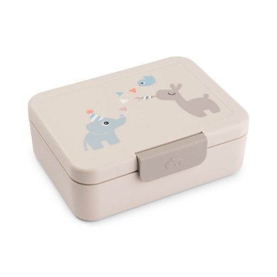 Boîte à goûter avec séparateur celebration sable