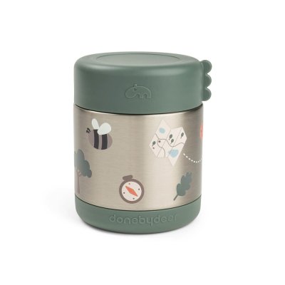 Boîte à repas isotherme tiny trails vert 300 ml