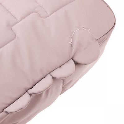 Sac à dos matelassé enfant croco rose
