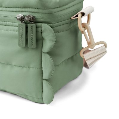 Sac isotherme matelassé croco vert