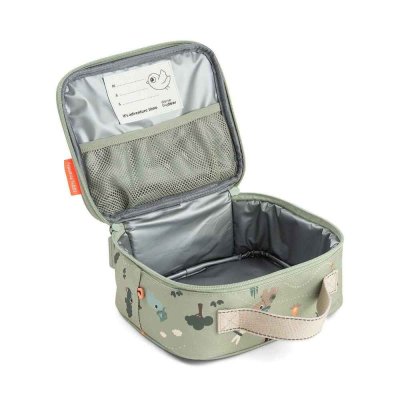 Petit sac repas isotherme tiny trails vert