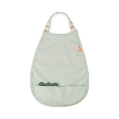 Bavoir élastique croco vert