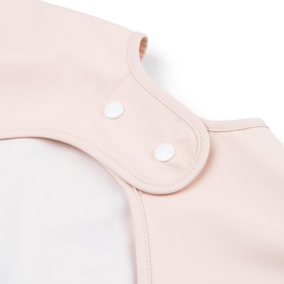 Bavoir à manches avec poche playground rose