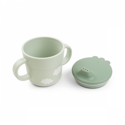 Foodie coffret premier repas happy clouds vert