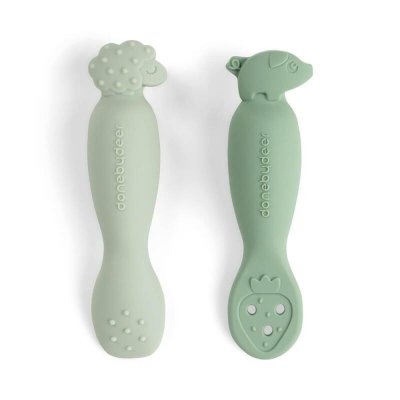 Premières cuillères tiny farm vert
