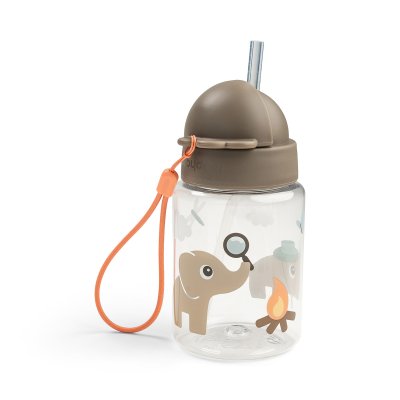 Gourde à paille tiny trails sable 280 ml