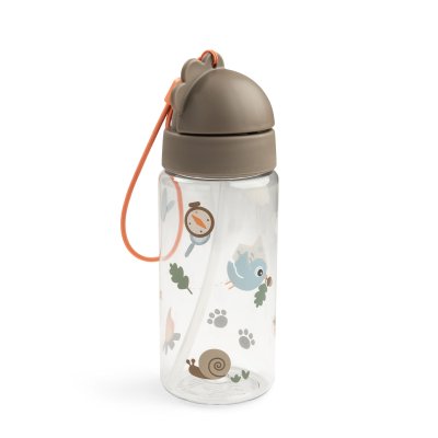 Gourde à paille tiny trails sable 350 ml