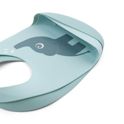 Lot de 2 bavoirs récupérateurs elphee bleu