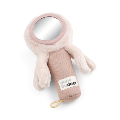 Hochet miroir jelly rose