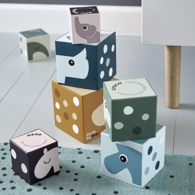 Jouet d'éveil bébé cubes à empiler deer friend
