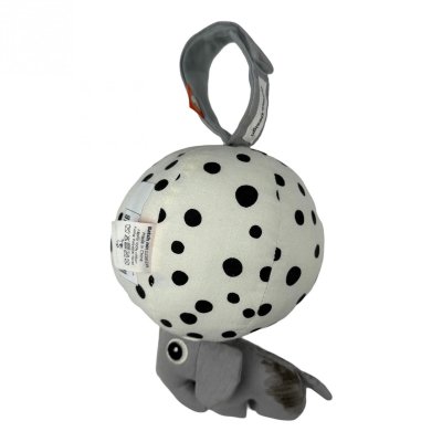 Les imparfaits - mobile musical ballon à suspendre pois gris