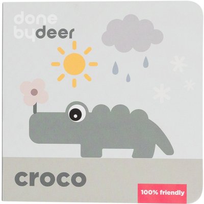 Livre d'éveil croco multicolore