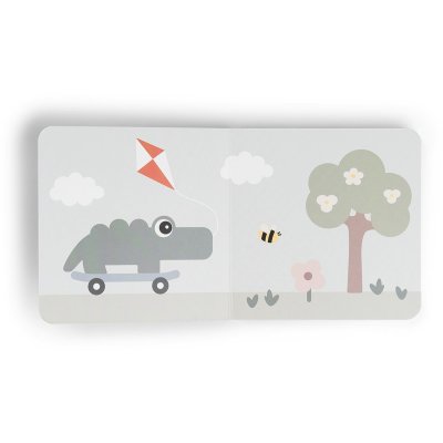 Livre d'éveil croco multicolore