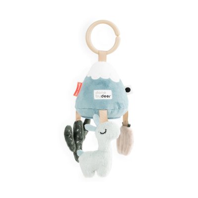 Peluche d'activités à suspendre lalee bleue