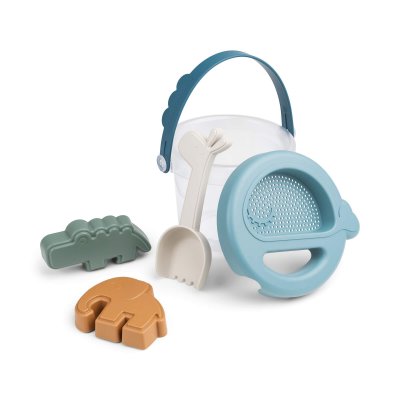 DONE BY DEER Set de 5 jouets de plage deer friends bleu mixte
