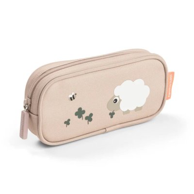 Trousse à crayons tiny farm rose