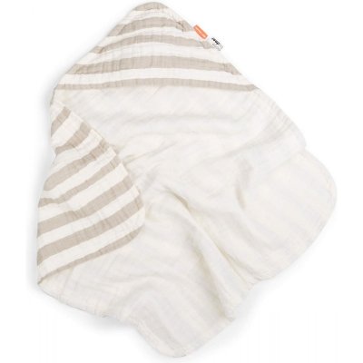 Cape de bain stripes sable