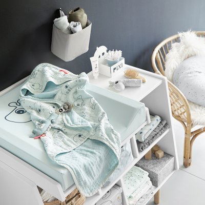 Matelas à langer raffi bleu