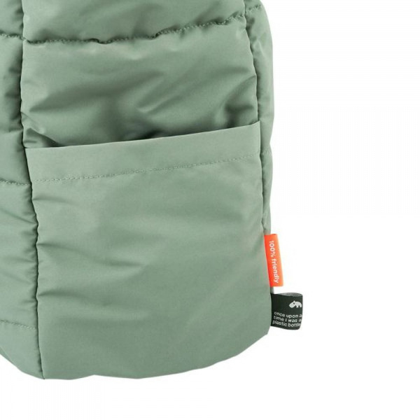 Sac à langer fourre-tout matelassé vert Done by deer