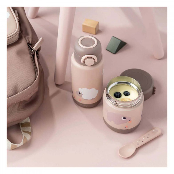 Boîte à repas isotherme tiny farm rose Done by deer