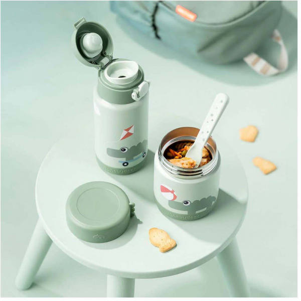 Boîte à repas isotherme playground vert Done by deer