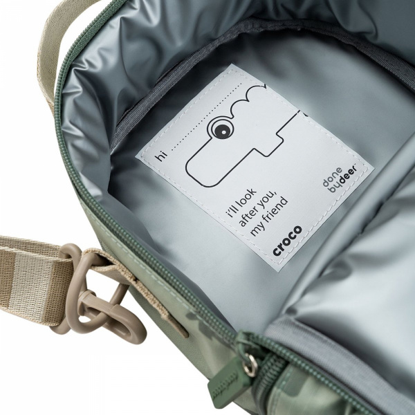 Sac isotherme enfant croco vert Done by deer