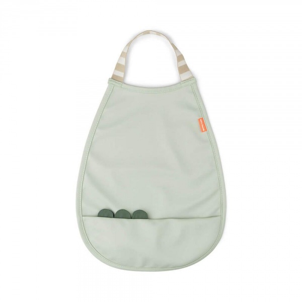 Bavoir élastique croco vert Done by deer