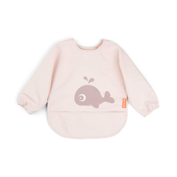 Bavoir à manches longues 6-18 mois wally rose Done by deer