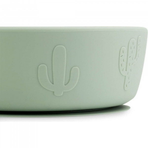 Coffret repas ventouse lalee vert/moutarde/sable Done by deer