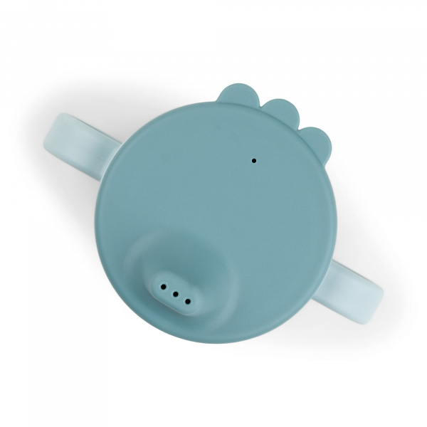 Tasse d'apprentissage happy dots bleu Done by deer