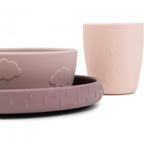 Coffret repas ventouse deer friends rose Done by deer