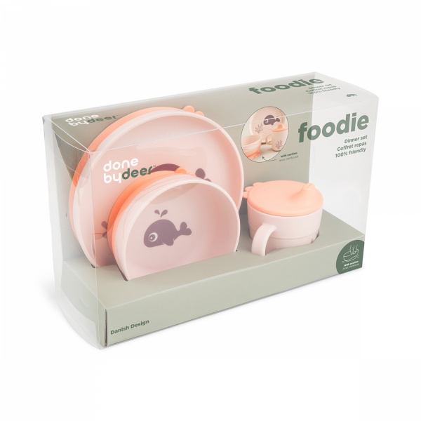 Foodie coffret premier repas happy clouds vert Done by deer