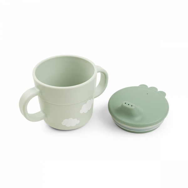 Foodie coffret premier repas happy clouds vert Done by deer