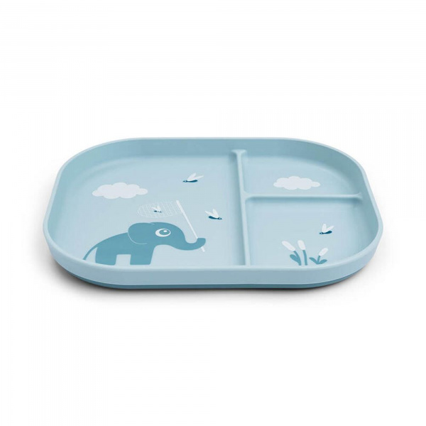 Assiette plateau elphee bleu Done by deer