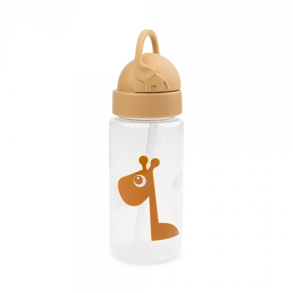 Gourde avec paille raffi moutarde Done by deer