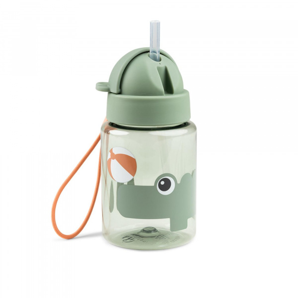 Gourde à paille playground vert Done by deer